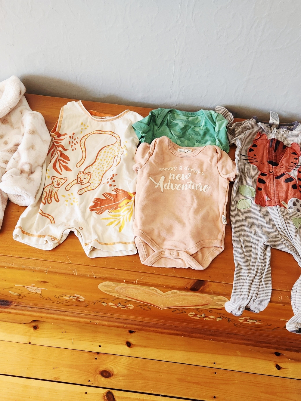 3-6 Month Safari Animal Themed Clothing Lot